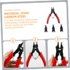 Operitacx 1 Set Multi Functional Circlip Plier Set Red High