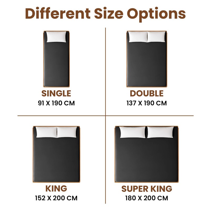 Hafaa King Size Fitted Sheets – Easy Care 25 cm
