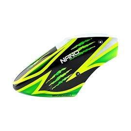 Microheli Airbrush Fiberglass Green Scratch Canopy - Blade Nano CPX / S2 / S3