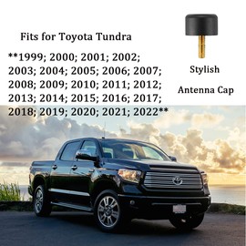 Custom Antenna Delete Cap for Toyota Tundra (1999-2024), Tacoma (1996-2016), FJ Cruiser (2007-2014), 4Runner (2002-2015), Sienna (2003-2014), Highlander / RAV4 (2000-2007), Stylish, Car Wash Safe