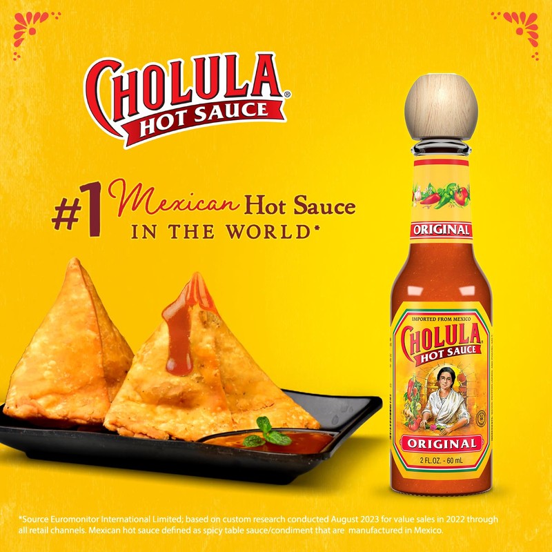 Cholula Hot Sauce, 2-Ounce Bottles (Pack of 12)