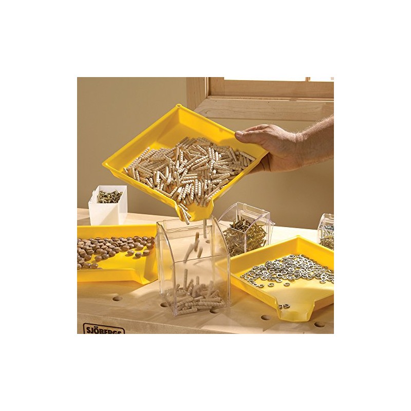 Easy Sorter Funnel Tray - Durable Rectangular Quick Sorting Tray