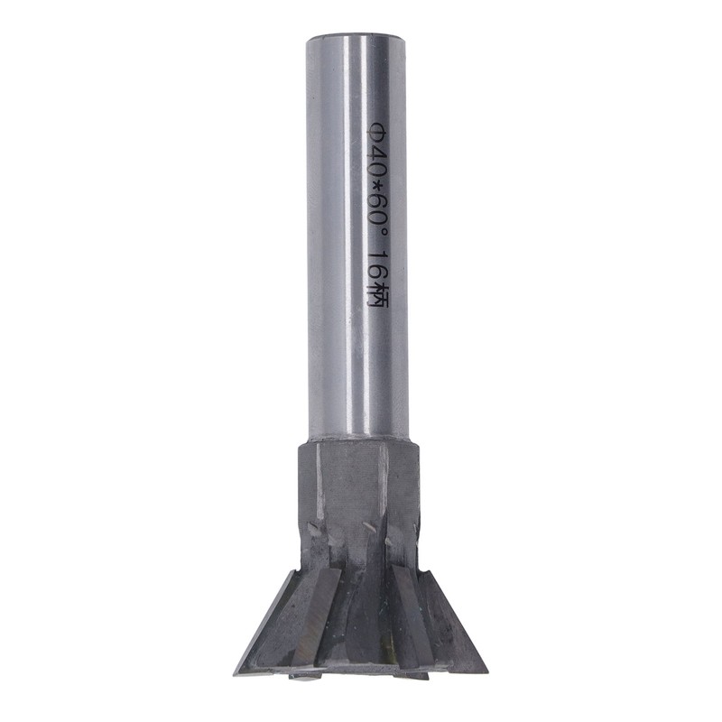 60 Degree Dovetail Cutter 6 Flute Fast Drilling Speed Carbide