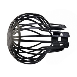 Dapetz ® 2pk Downpipe Filter Guard Non-Corrosive Polypropylene Weatherproof Prevents Leaves Debris Block Easy to Install Stops Leaves & Debris Clogging Gutters