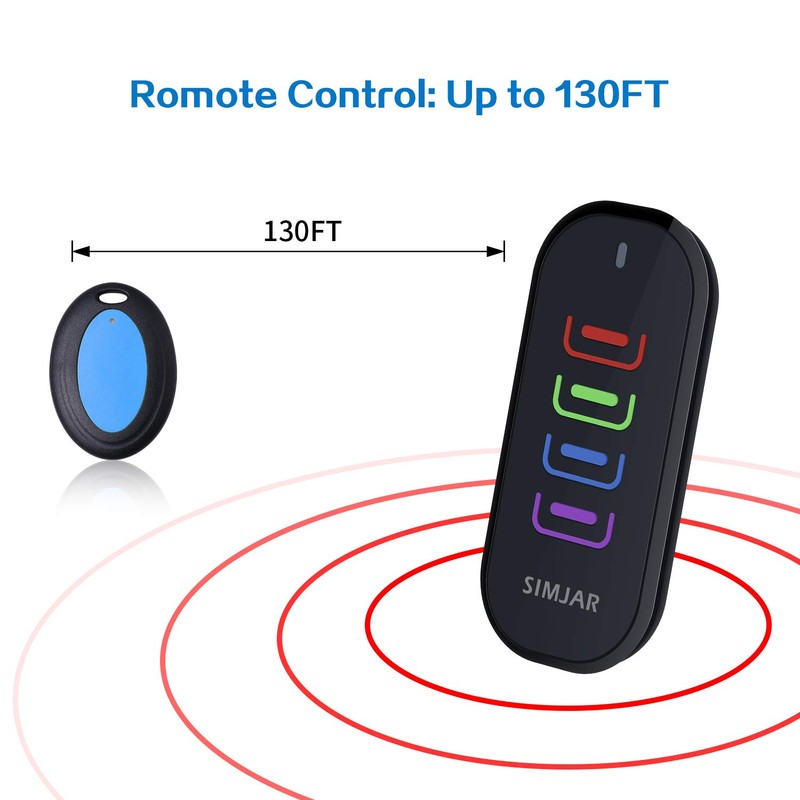 Key Finder with an Extra Transmitter & Up to 131ft
