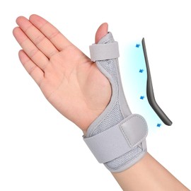 Cozyhealth Thumb Brace for Men and Women, CMC Joint Thumb Spica Splint for Pain Relief, Tendonitis, Thumb Wrist Stabilization Support for Right or Left Hand (Gray)