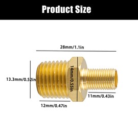 2PCS Tank Valve, Anti-Corrosion Schrader Valve Standard Valve Core with 1/4'' Male NPT for Air Compressor Tanks