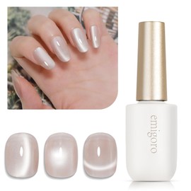 emigoro Magnetic Gel Gel Nail Mag02 Single Color, Large Capacity, 0.5 fl oz (15 ml), Color Gel, Magnetic Nail, Fine Particles, Cat Eye Gel, Glitter, For Beginners & Professionals, UV/LED Compatible