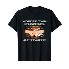 Wonder Twin Powers Activate Funny Gift Twins Shirt T-Shirt