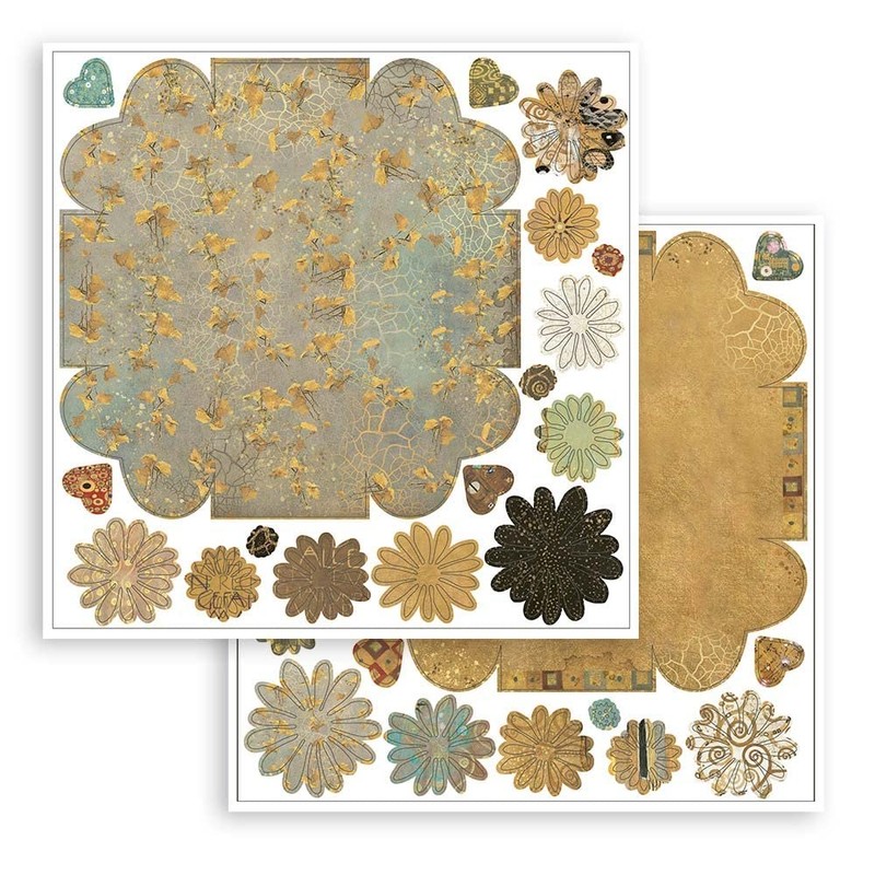 Stamperia International Pop Up Kit-Klimt-Explosion Box, Various, 10x15 cm