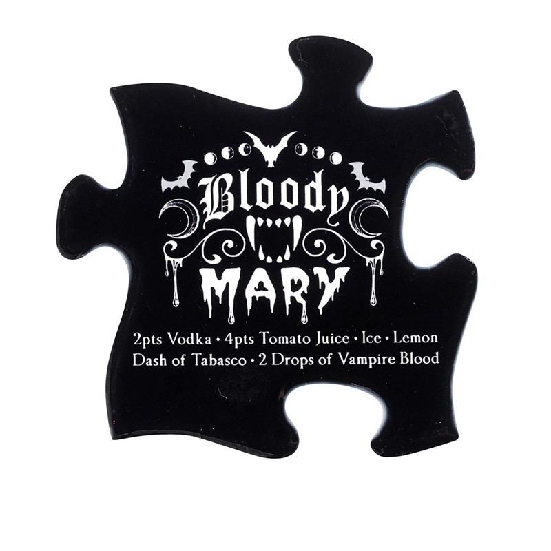 Alchemy Gothic CJ1 Puzzle Gothic Ceramic Coasters (Set of 4)