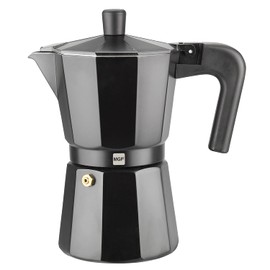 MAGEFESA 01PACFKEB03 Kenia Noir Kaffeemaschine, 3 Tassen, aus emailliertem Aluminium, Stahl, bunt, 3 tazas