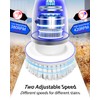 UBeesize Electric Spin Scrubber,Long Cordless Cleaning Brush,Rotatable Shower Scrubber with