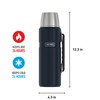 THERMOS Stainless King Vacuum-Insulated Beverage Bottle, 40 Ounce, Midnight Blue