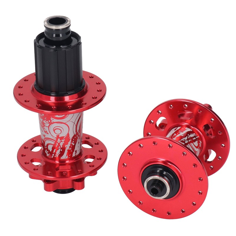 2pcs Bolany Bicycle Hub Red Aluminium Alloy 32 Holes 4