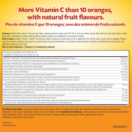 Emergen-C Immune Support Fizzy Drink Mix, A Boost of Vitamins and Minerals, Acai Berry, 30 Sachets