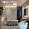Bathroom Exhaust Fan with 6000K Light & Humidity Sensor (120-90CFM)