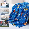 Liofeve - Cuddly blanket for children, glow in the dark,