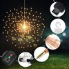 PXBNIUYA 5 Pack Solar Starburst Sphere Lights,200 LED Firework Lights,