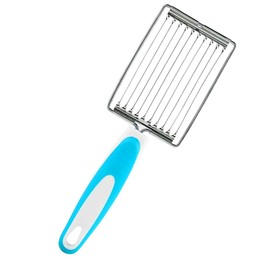 EIHI Potato Cutter, Boiled Egg Slicer with Handle Tomato Slicer Ham Fruit Cutter Lunch Meat Cutter Cuts 10 Slices, 1 Piece