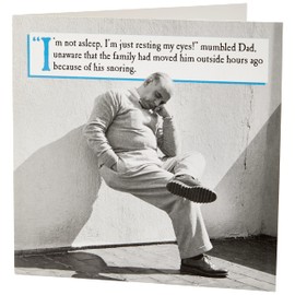 Emotional Rescue Morphed Father's Day Card For Dad, Humorous Father's Day Card For Dad, Card. 163x163, Multi, OMF96