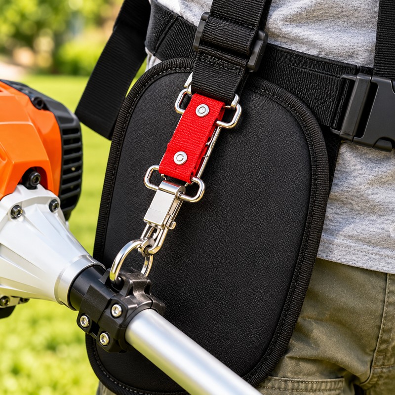 Adjustable Brush Cutter Shoulder Harness for Lawn Trimmers – Padded