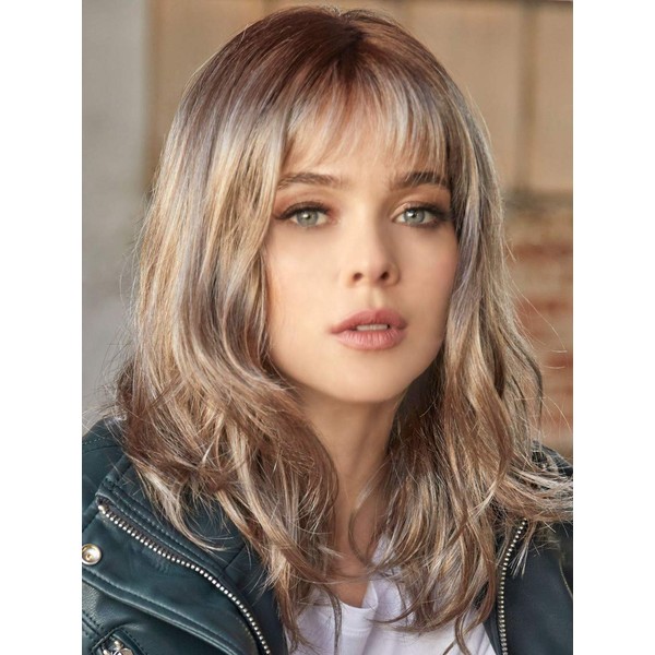 Nakia Synthetic Wig by Rene of Paris in Rusty Red, Length: Long