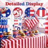 Actilize 4th of July Decorations, 3 Pack Patriotic Tablecloth -