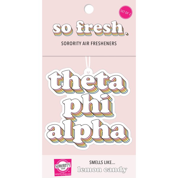 Theta Phi Alpha - Retro Air Freshener - 2/Pack