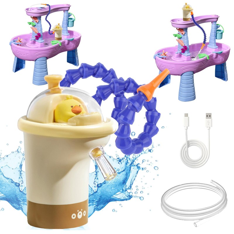 Water Table Pump, Battery Powered Work Continuously for 4 Hours,