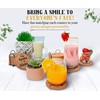 Coasterlux Cork Coasters for Drinks Absorbent with Holder - Cute