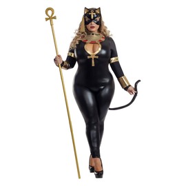 Starline, LLC. Women's Egyptian Catsuit Plus Size Fancy Dress Costume 2X