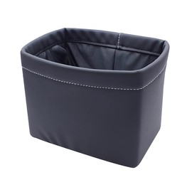 Tsuchiya Yak ZE-55 Car Trash Can Leather Dust, Large
