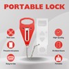 2-Pack Portable Door Lock for Hotel, Home, College Dorm, safety,