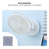 Small Desktop Fan USB Charging Adjustable Wind Speed 30 Degrees