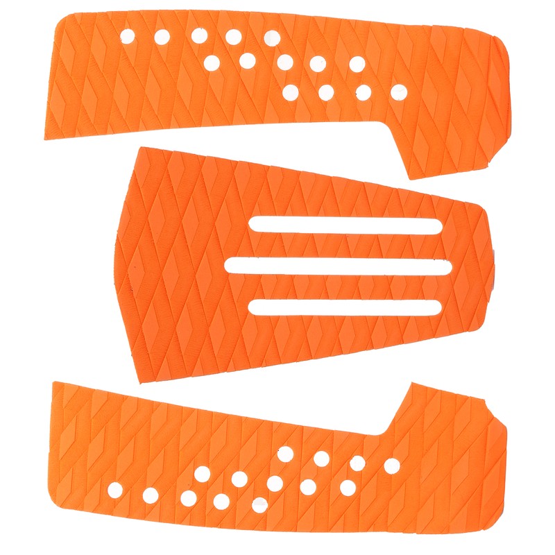 3 Pcs Surfboard Traction Pad AntiSkid MoistureProof Surf Deck Mat