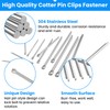 Cotter Pin Assortment Kit, SDTC Tech 20 PCS 304 Stainless