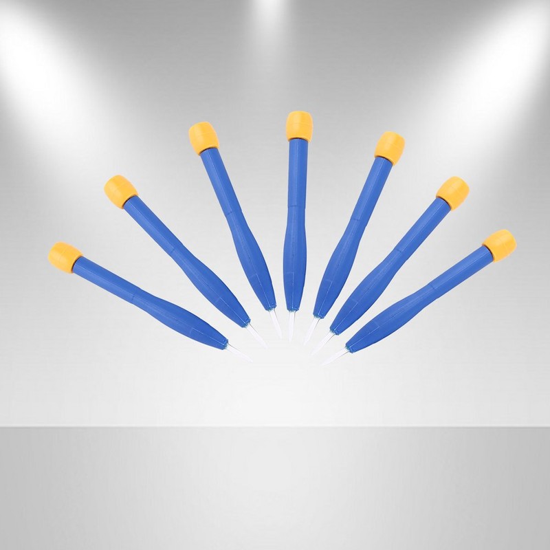 DDBSUN 8pcs Adjust Frequency Screwdriver Anti Static Plastic Ceramic Set