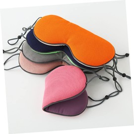 TOVINANNA 1Pc Dual Sided Shading Eye Mask Use Silk Eye Mask for Sleep Travel Eyeshade Green and Navy for Home Hotel Train and More