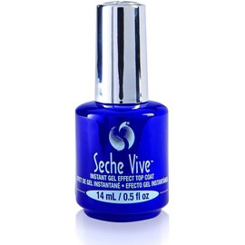 Seche Vive Gel Effect Top Coat 0.5oz, boxed