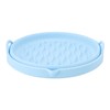 Silicone Air Cooker Pot Round Folded Blue Fryer Liner Tray