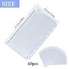 inodiref Pack of 40 A6 Binder Pockets Budget Planner Accessories