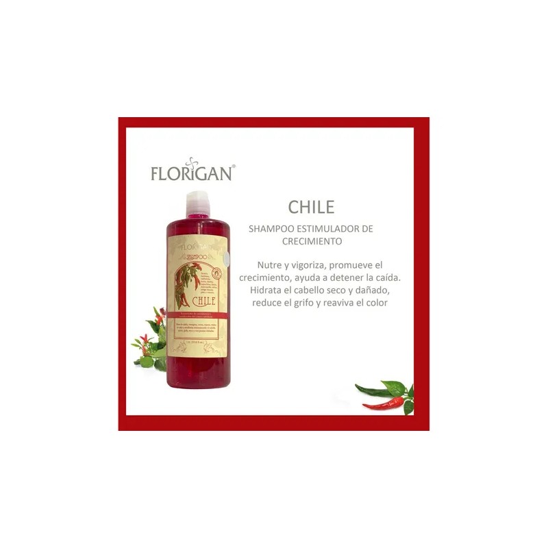 Shampoo Chile Clásico Florigan 1lt..
