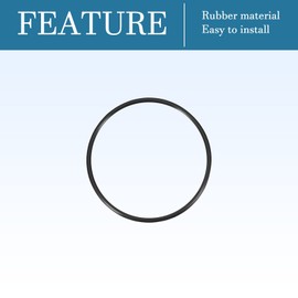 QUARKZMAN Nitrile Rubber O-Rings Washer 140 mm x 132 mm x 4 mm for Tap Plumber Repair Seal Connection, Black