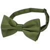 JEMYGINS Mens Solid Frosted Bifold Bow Tie with Pocket Square