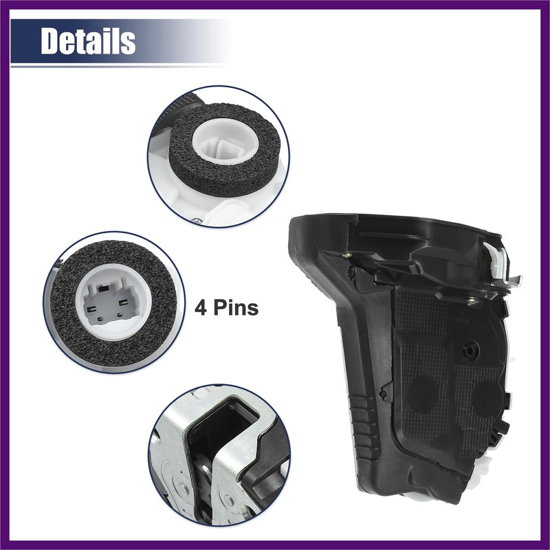 FUELHOOD Rear Left Door Lock Latch Actuator Replacement Fit for