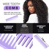 Hommtina Detangling Brush 4 Pack Curly Hair Brush Getting Shine