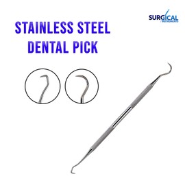 Dental Tartar Calculus Plaque Remover Tooth Scraper, Dental Mirror & Scaler Set