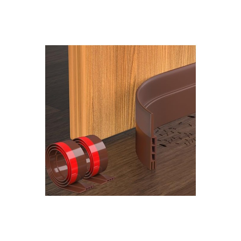 LSXD Guardapolvo para Puerta 2pzs, Cubre Polvo para Puerta 100CM,
