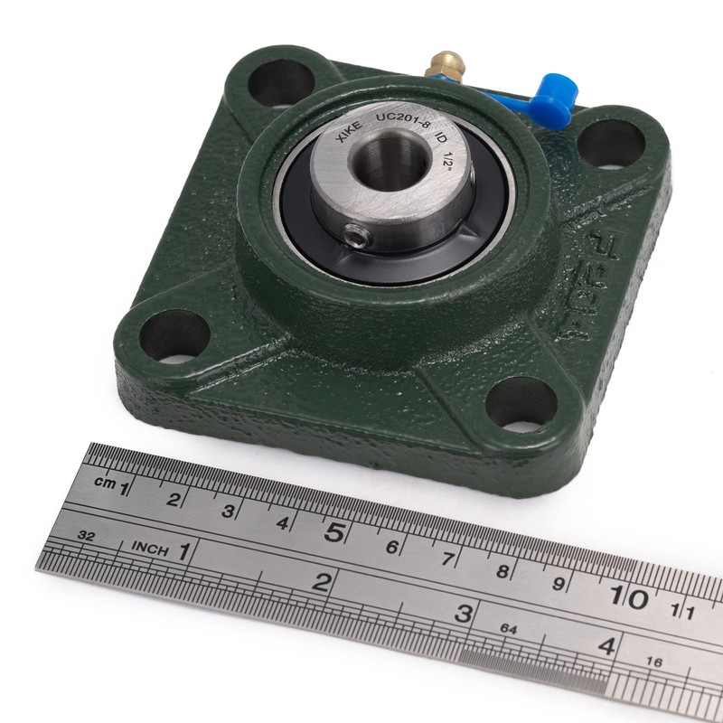 XIKE 2 Pcs UCF201-8 Bore 1/2" Pillow Block Square Flange